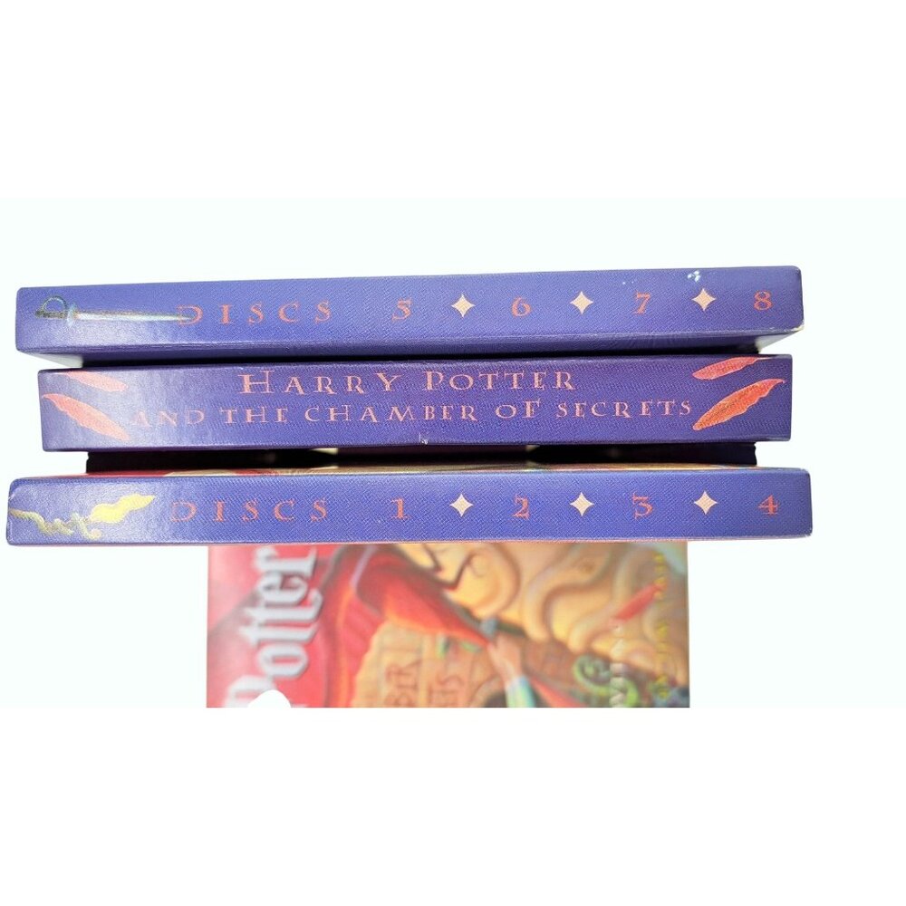 Harry Potter Chamber Of Secrets Audiobook Unabridged 8 Compact Disc Rowling 1999 - Picture 4 of 11